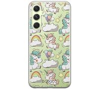 Babaco ERT GROUP mobile phone case for Samsung A54 5G original and officially Licensed pattern Unicorn 001 optimally adapted to the shape of the mobile phone, partially transparent