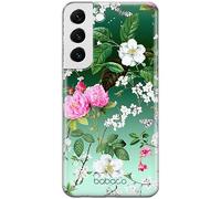 Babaco ERT GROUP mobile phone case for Samsung S22 original and officially Licensed pattern Flowers 035 optimally adapted to the shape of the mobile phone, case made of TPU