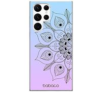 Babaco ERT GROUP mobile phone case for Samsung S22 ULTRA original and officially Licensed pattern Mandalas 001 optimally adapted to the shape of the mobile phone, case made of TPU