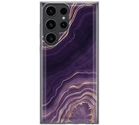 Babaco ERT GROUP mobile phone case for Samsung S23 ULTRA original and officially Licensed pattern Marble 007 optimally adapted to the shape of the mobile phone, case made of TPU