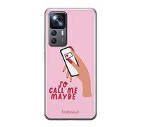 Babaco ERT GROUP mobile phone case for Xiaomi 12T/12T pro/K50 Ultra original and officially Licensed pattern Call me maybe 001 optimally adapted to the shape of the mobile phone, case made of TPU