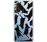 Babaco ERT GROUP mobile phone case for Xiaomi MI 11i/ REDMI K40/K40 PRO/POCO F3/ F3 PRO original and officially Licensed pattern Cats 005, partially transparent