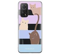 Babaco ERT GROUP mobile phone case for Xiaomi Redmi Note 11 Pro 5G/11 Pro 4G original and officially Licensed pattern Cats 014, partially transparent