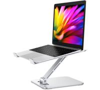 Babacom Laptop Stand Lap Desk, Ergonomic Foldable Computer with Silver