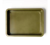 Babadoh Dough Tray - Durable, Stackable & Easy-to-Clean Pizza Storage for 6, Food Safe, Fridge/Freezer Safe - Perfect for Home & Outdoor Adventures (Olive Green)