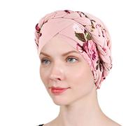 BABAHU Women Chemo Hat Turban Beanie, Pre-Tied Headwraps Headwear Bandana for Hair Loss (Z01)