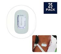 BaBallet 25-Pack Dexcom G5 G4 CGM Patches, Pre Cut Clear Waterproof Adhesive Patches, Hypoallergenic Tape, Dexcom CGM Sensor Protection Stickers for Diabetics