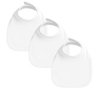 Baban Baby Bibs Premature Size - Cotton Dribble Bibs 3 Pack for Tiny Baby or Prem Preterm Babies 3-5lb and 5-8lb, Made in Britain