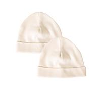 Baban Baby Premature Hat Set 2 Pack Cotton Tiny Baby, Cream