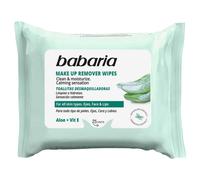 BABARIA Unisex ALOE VERA TOALLITAS DESMAQUILLANTES 25UN ALOE VERA CLEANSING TOWELS 25UN, Negro, Standard