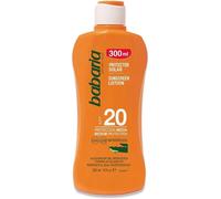 Babaria Aloe Sunscreen Aqua Cream SPF 20 • Soothing & Light (300ml) Daily Use