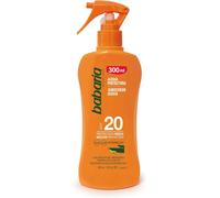 Babaria Aloe Sunscreen Aqua Spray SPF 20 • Soothing & Light (300ml) Daily Use