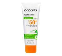 Babaria Aloe Vera Sun Facial Sun Cream Sensitive Skin SPF50+ 75 ml