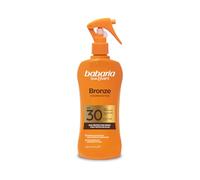 Babaria Bronze Aloe Vera Sun Spray SPF30 | Tanning Accelerator, Aloe Vera Moisturizer, Waterproof, Coral Friendly, Vegan, 200ml