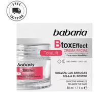 Babaria Botox Effect Cream Facial Totalift 50ml Smooths Wrinkles Relaxes Face UK