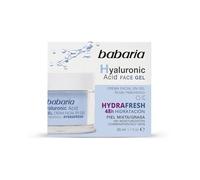 BABARIA Hyaluronic Acid Cream EN Gel Facial 50 ml | Hyaluronic gel cream with 24-hour moisture, ultra-light and anti-wrinkle for fresh skin feeling