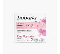 Babaria 24 Hour Moisture Face Cream Rosehip Oil Spf15 50ml