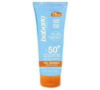 BABARIA Unisex Fluido Piel Sensible Spf50+ SOLAR BABARIA FLUID SENSITIVE SKIN SPF50 75ML, Black, 75 ML UK