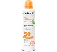 Babaria Sensitive Skin Sun Protection Mist SPF 50 Calming Soothing Sunscreen