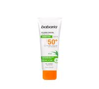 BABARIA Unisex Fluido Piel Sensible Spf50+ SOLAR BABARIA FLUID SENSITIVE SKIN SPF50 75ML, Black, 75 ML UK
