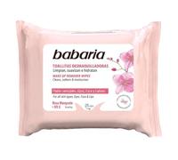 Babaria Unisex Toallitas Desmaquillantes BABARIA ROSA MOSQUETA MAKE UP REMOVING TOWELS 25UN, Black, One Size UK