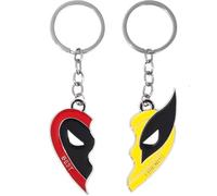 Babbblisio 2Pcs Split Heart Charm Keychain Personalised Gifts Cute Keychain Drive Safe Keyring for Women Charm Car Bag Keyring Photo Keyrings for Women Valentines Day Gifts