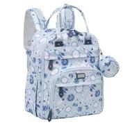 BabbleRoo Diaper Bag Backpack - Baby Essentials Travel Tote - Multi Function Water-Resistant Diaper Bag, Travel Essentials Baby Bag with Changing Pad, Stroller Straps & Pacifier Case - Unisex, Cosmic