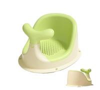 Babby Bath Seat - Stable Bath Seat, Soft-Grip Shower Chair | Adjustable Backrest Support, Anti-Tip Bathing Seat for Care Corner, Daily Babby Routine, Compact Bath Space, Family Washroom Use