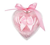 Babby Powder Puff - Cosmetic Sponge, Portable Body Puff, Heart Shaped With Soft Texture | Practical Solution For Makeup Bath Travel Use Aiding Even Distribution Improving Skin Smoothness Promoting