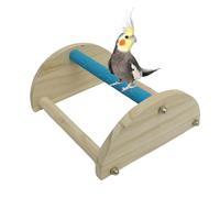 Babe Chick Roosting, Wooden Gym Stand for Parrot, Training Bird Stands, Cooperative Accessories, Triangle Ladder, Chicken Toy for Large Bird, Macaw