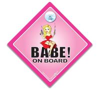 Babe On Board Sign, Baby on Board Sign, 14cm