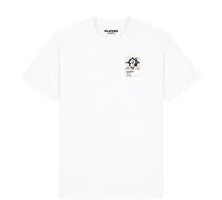 Babe Ruth Yankees Design Baseball Icon Frame Men's T-Shirt - White / 3XL
