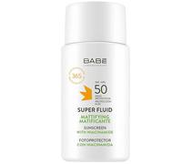 BABE Super Fluid Sunscreen Mattifying SPF 50-50 ML -High daily protection and super-fluid oil-free texture that adapts to your skin.