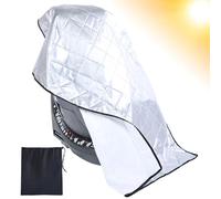 Babeezy Car Seat Sunshade Cooling for Baby Car Seat Belts 30% Wider Coverage Summer Car Travel Accessories Compatible with Doona Graco