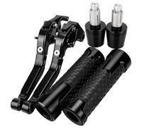 BABEGIM For 502 TRK 502X 2018 2019 2020 2021 2022 2023 Motorcycle Aluminum Brake Clutch Levers Handlebar Hand Grips Ends(Black)