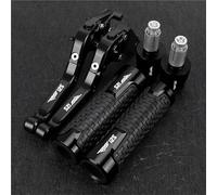 BABEGIM FOR RS125 RS 125 2006 2007 2008 2009 2010 Motorcycle Handlebar Folding Adjustable Clutch Brake Levers Hand Grips Ends(Black)