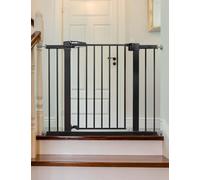Babelio Baby Gate for Doorways and Stairs, 26''-40'' Auto Close Dog/Puppy Gate, Easy Install, Pressure Mounted, No Drilling, fits for Narrow and Wide Doorways, Safety Gate w/Door for Child and Pets