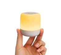 Babelio Pocket Glow White Noise Sound Machine - Upgraded 9 Color Night Lights, 20 Non-Looping Sounds, Timer & Memory Function, Portable for Adults & Babies, Matte White