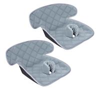 Babenest Potty Training Car Seat Protector Cover, Waterproof Piddle Pad and Dry Seat for Toddlers, Baby and Infants, Universal Soft Carseat Liner for Travel Carseats Strollers (Grey, 2 PCS)