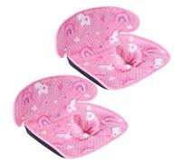Babenest Potty Training Car Seat Protector Cover, Waterproof Piddle Pad and Dry Seat for Toddlers, Baby and Infants, Universal Soft Carseat Liner for Travel Carseats Strollers (Pink, 2 PCS)
