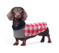 Babepet Waterproof Winter Coat for Small Dogs, Dachshund Coat, Miniature Jacket with Hole for Harness, Pet Clothes