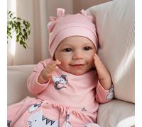 BABESIDE Lifelike Reborn Baby Dolls 20 Inch - Newborn Baby Lifelike Real lithe Cloth - Realistic Baby Doll for Children (Awake baby)