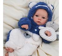 BABESIDE Lifelike Reborn Baby Dolls Boy Tate - 17inch Lithe Body Realistic Newborn Poseable Arms and Legs Real Life Doll with Box for Kids Age 3+