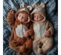 BABESIDE Lifelike Reborn-Baby Dolls Twins Boy 20 Inch Realistic Reborn Babies Dolls Newborn Baby with softness Cloth Body hand made Real Life Baby Dolls with Toy Accessories Close eye