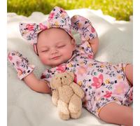 BABESIDE Reborn Babies 17 Inch Skylar Lifelike Newborn Baby Dolls Realistic Baby Dolls Girl hand made Real Life Toddler Dolls with Clothes