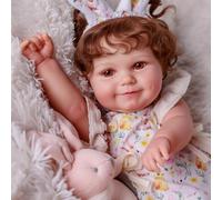 BABESIDE Reborn-Baby Dolls 20 inch Lifelike Babies Doll Cute Girls Soft Vinyl Realistic Newborn Real Life Handmade Toys with Sweet Smile Baby Doll with Accessories for Children's Gifts,Bunny Girl