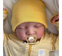 BABESIDE Reborn Baby Dolls Boy - 20-Inch Soft Feeling Realistic Newborn Baby Dolls Full Vinyl Body Real Life Baby Dolls Sleeping Boy with Packaging Box for Kids Age 3+