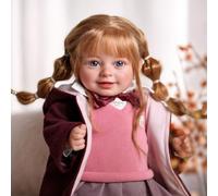 BABESIDE Reborn Baby Dolls Girl - 20 Inch Sweet Reborn Dolls with Soft Cloth Body, Real-life Newborn Girl with Clothes and Accessories for Kids 3+