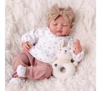 BABESIDE Reborn Baby Dolls, Realistic Baby Doll Girl with Soft Cloth Body