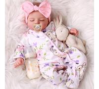 BABESIDE Reborn Dolls - 20 Inch Reborn Baby Dolls Girls, Realistic Newborn Doll with Cloth Body, Sleeping Baby Doll with Clothes Accessories for 3+ Year Old Kids Gift Collection